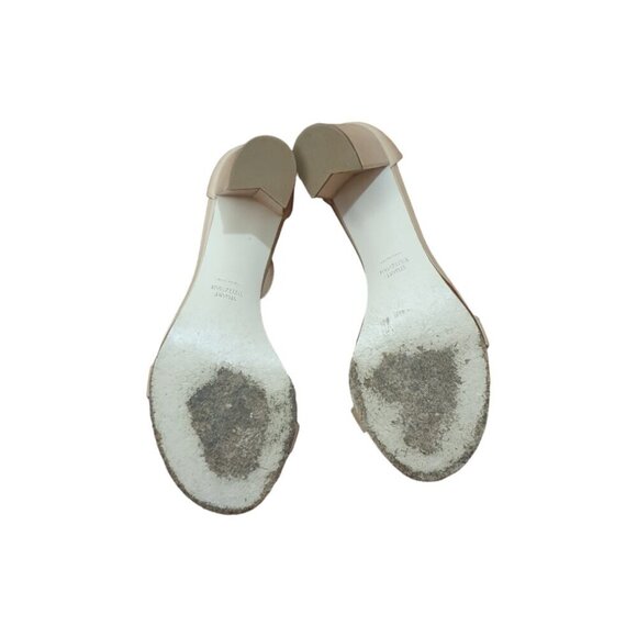 Nearly Nude Stuart Weitzman heels Size 7M - Picture 10 of 11